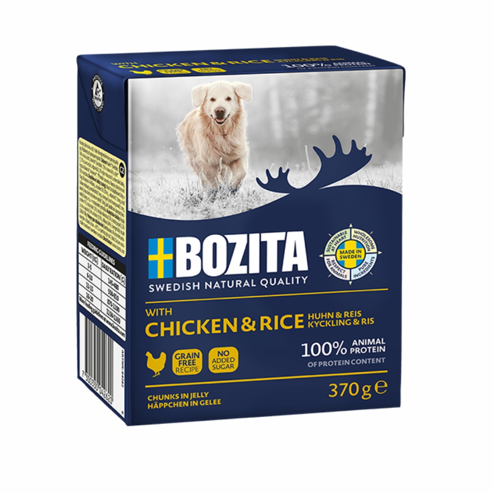 Karma Bozita kurczak z ryżem dla psa 370g mokra